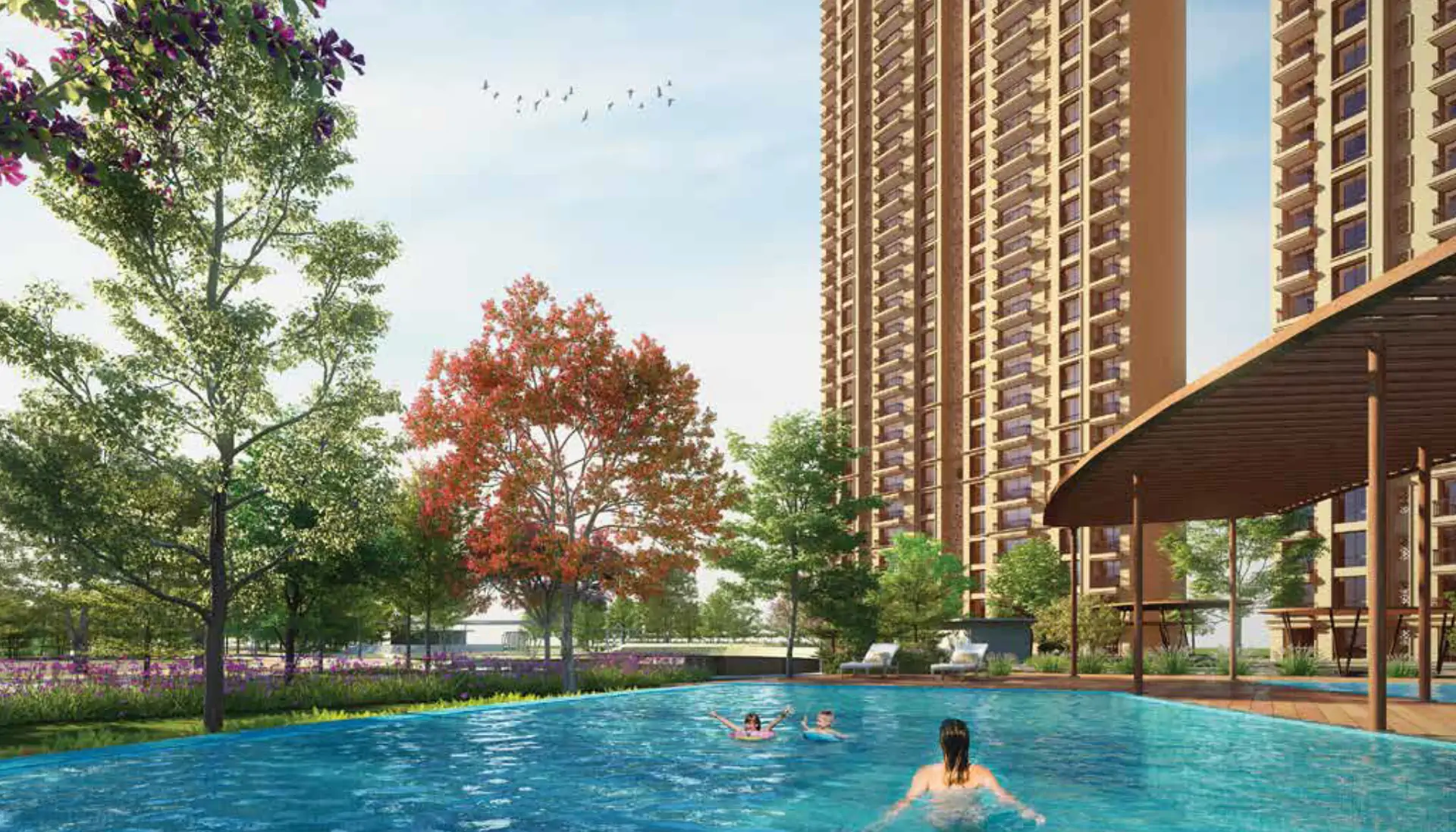Runwal Raaya Worliresidential project exterior view